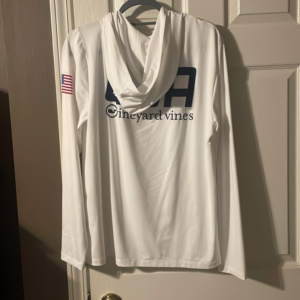 Patriotic Vineyard Vines performance hoodie - Picture 5 of 7